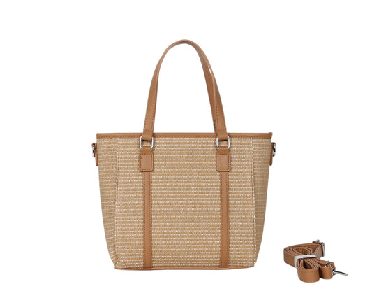 BOLSO MANO CON BANDOLERA RAFIA. REF: SS4148