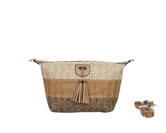 BOLSO BANDOLERA RAFIAS. REF: SY039T