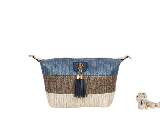 BOLSO BANDOLERA RAFIAS. REF: SY039T