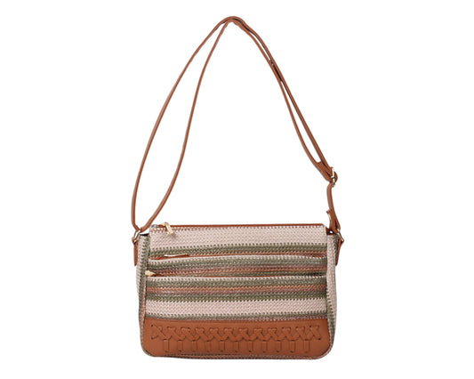 BOLSO BANDOLERA RAFIAS. REF: SY827