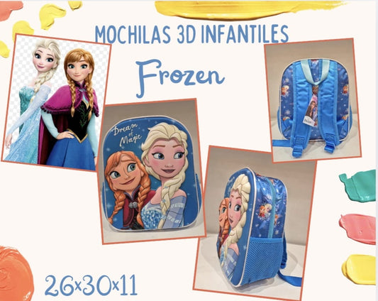 MOCHILA 3D INFANTILES. FROZEN. REF: 4360