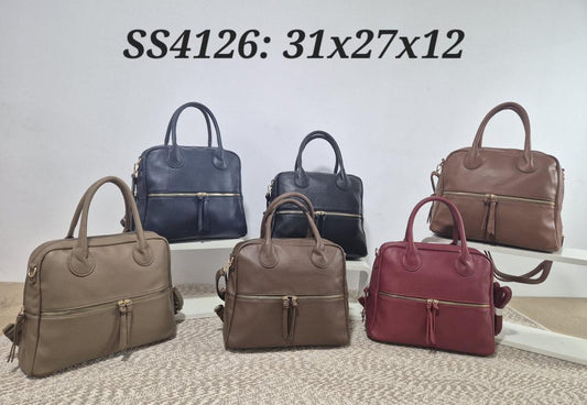 BOLSO HOMBRO CON BANDOLERA. REF: SS4126