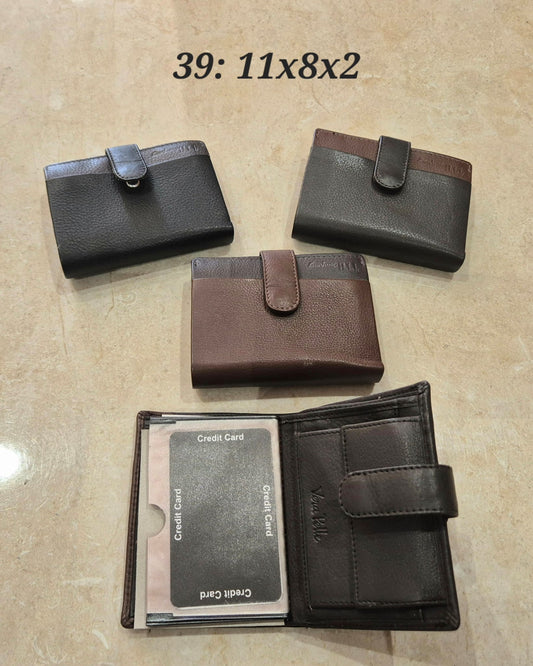 BILLETERA DE PIEL. REF: 39