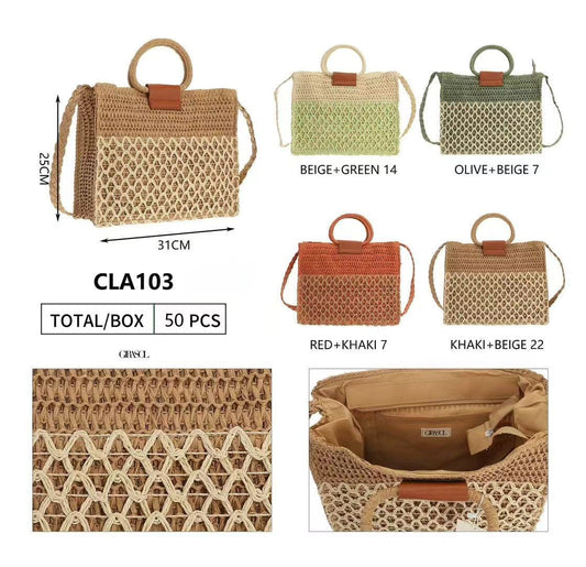 BOLSO MANO CON BANDOLERA. REF: CLA103