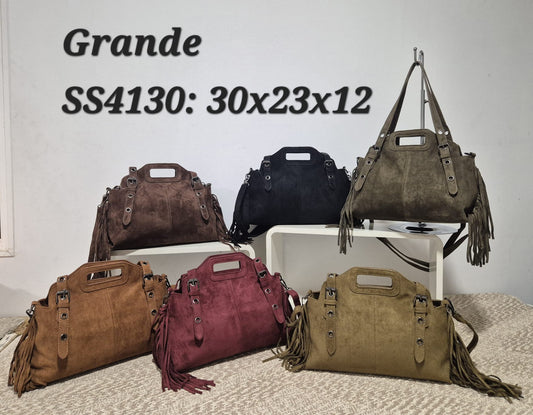 BOLSO MANO CON BANDOLERA GRANDE. REF: SS4130